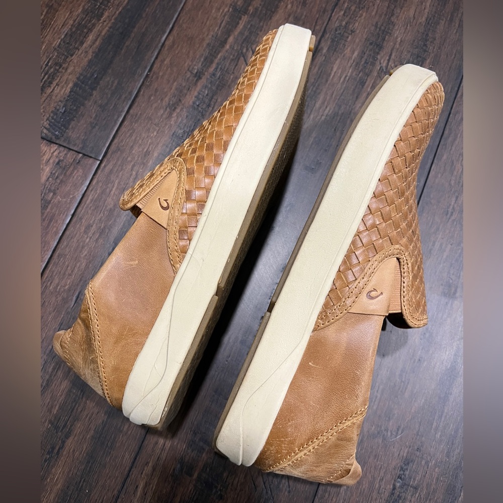 Olukai Men's Tan Slip-On Shoes - Picture 3 of 6